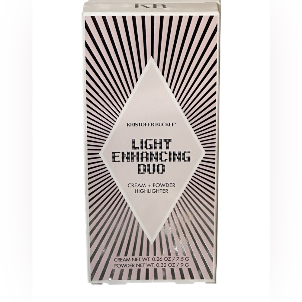 NIB Kristofer Buckle Light Enhancing Duo Cream + Powder Highlighter.